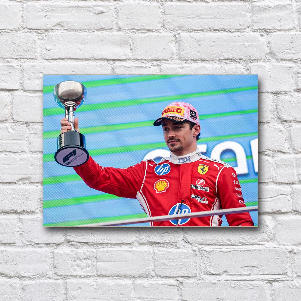 Постер дерев’яний Шарль Леклер 2026 210х297 мм (33852927)