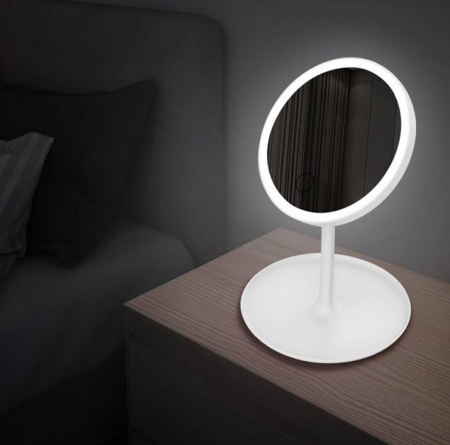 Зеркало для макияжа Smart Touch Magnifying сенсорное с LED подсветкой Белый - фото 2