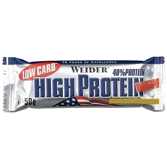 Протеиновый батончик Weider Low Carb High Protein Bar 50 г Chocolate Протеиновый батончик Weider Low Carb High Protein Bar 50 г Chocolate