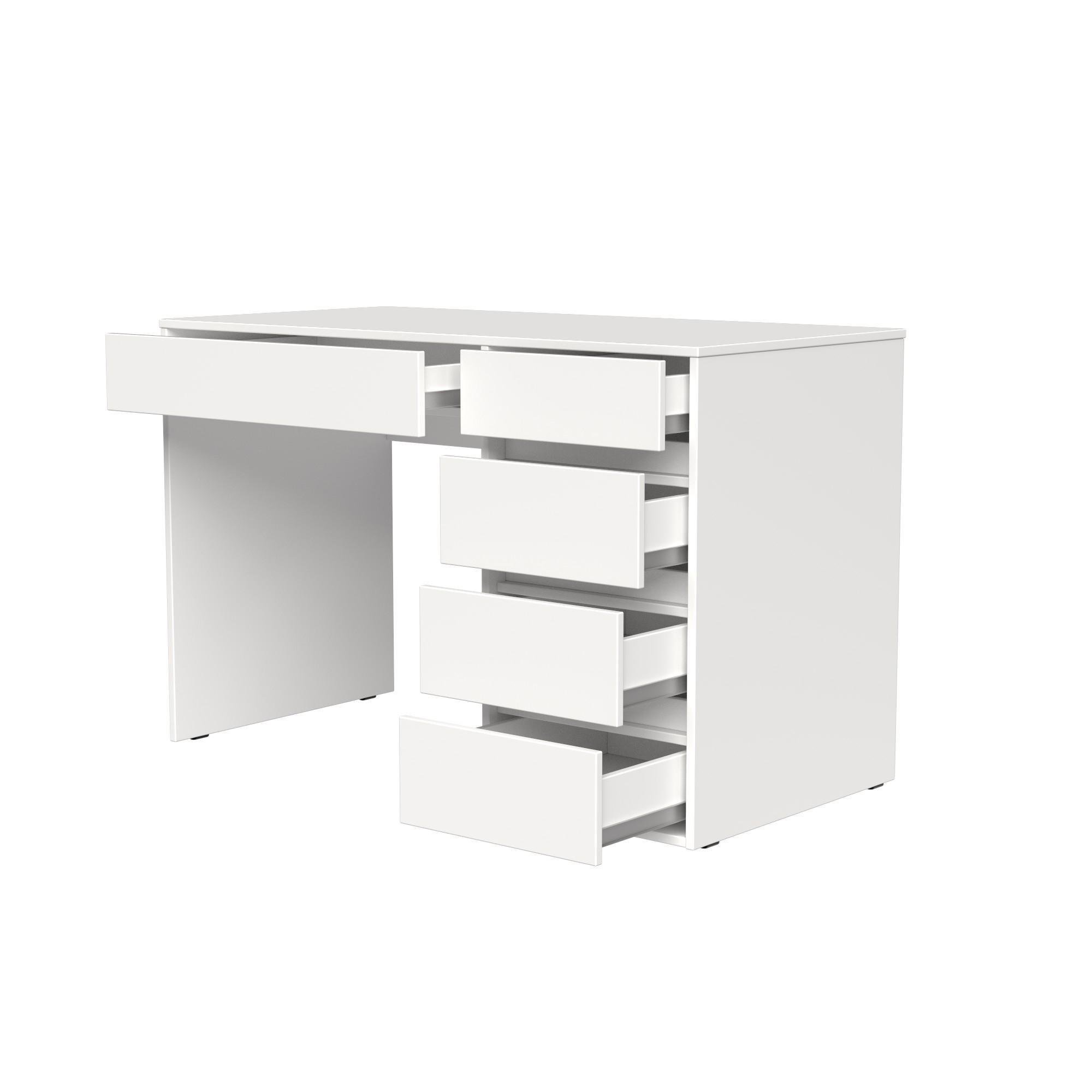 Стіл письмовий СП7 5Я SENAM 780х1100х600 мм ДСП Білий - фото 4 Стіл письмовий СП7 5Я SENAM 780х1100х600 мм ДСП Білий - фото 4