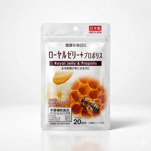 Маточное молочко и прополис Daiso Royal Jelly & Propolis 40 шт. (33777652)