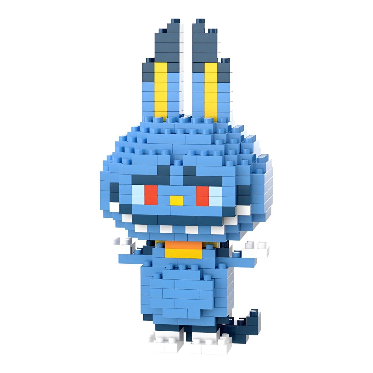 Конструктор Bricks Зайчик Лабубу 150 деталей Голубой (2008)