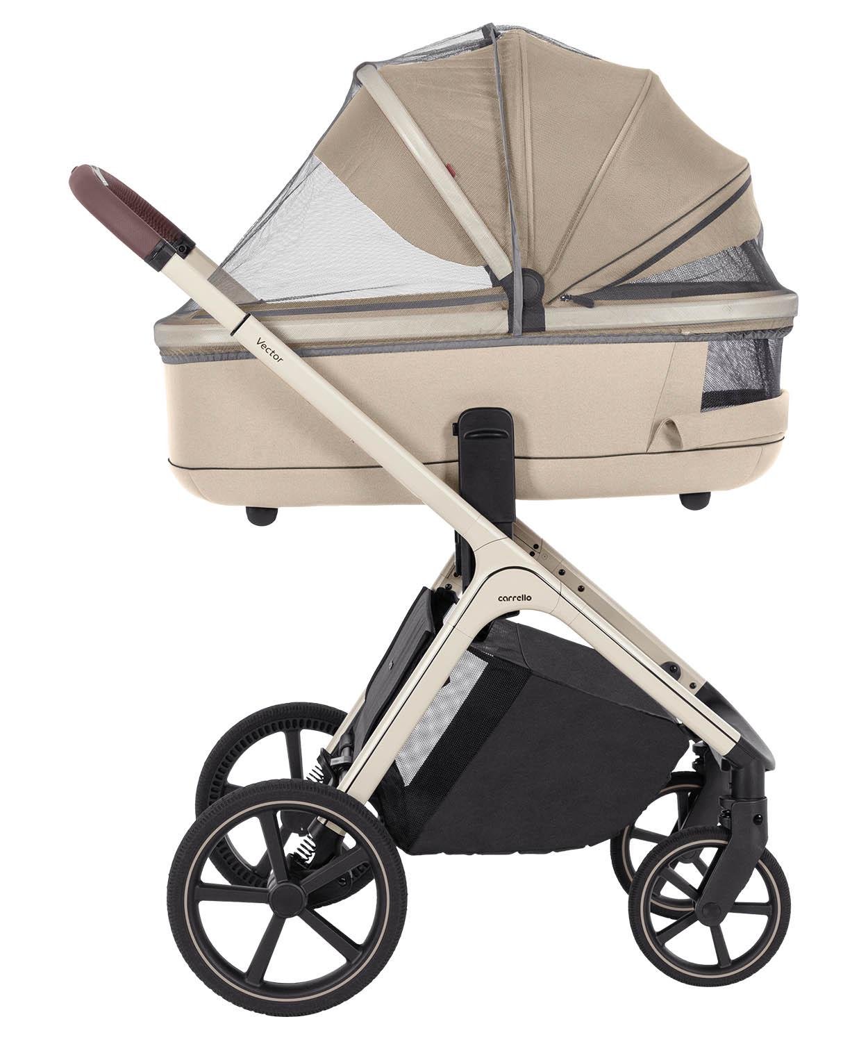 Коляска-книга универсальная Carrello Vector 2в1 Seashell Beige (CRL-6550) - фото 5