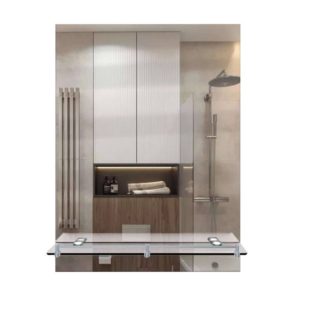 Дзеркало настінне з поличкою Lidz Michelle 140.07.06 прямокутне 700х850х105 мм (52536)