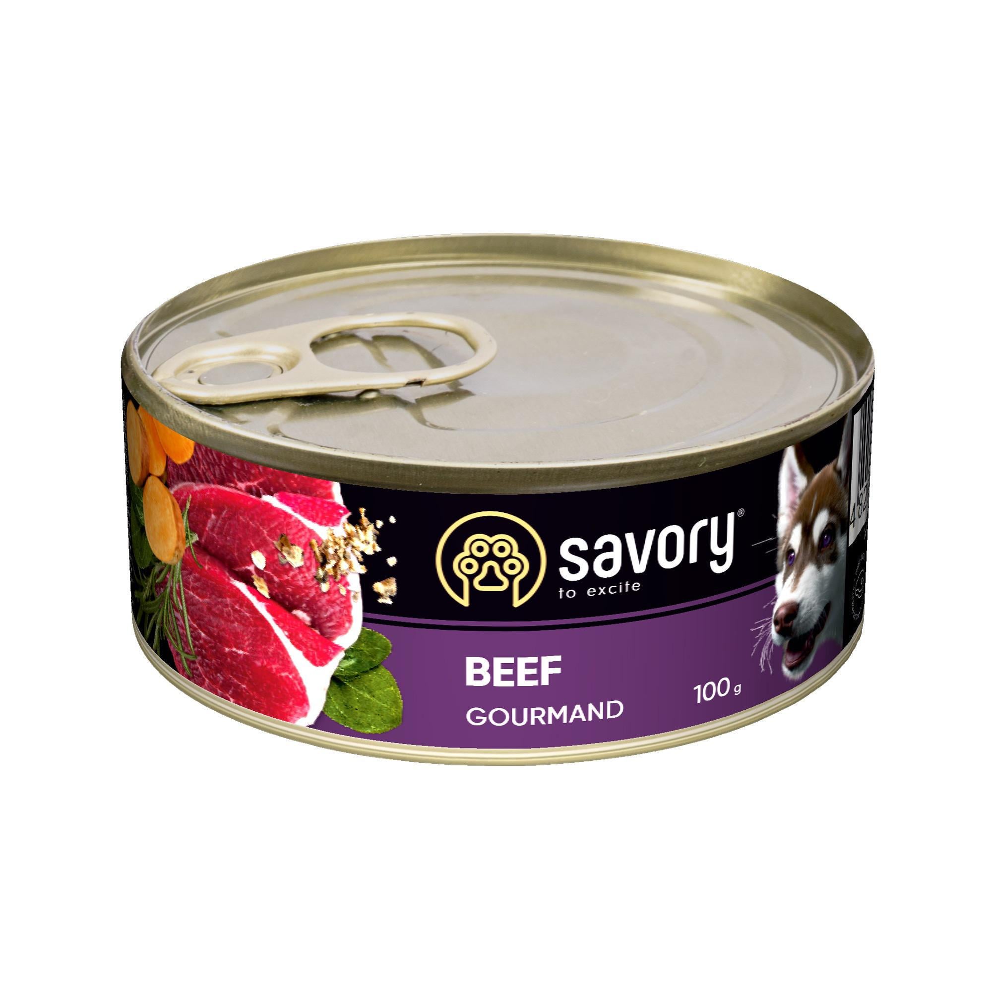 Корм влажный Savory Говядина 100 г Корм влажный Savory Говядина 100 г