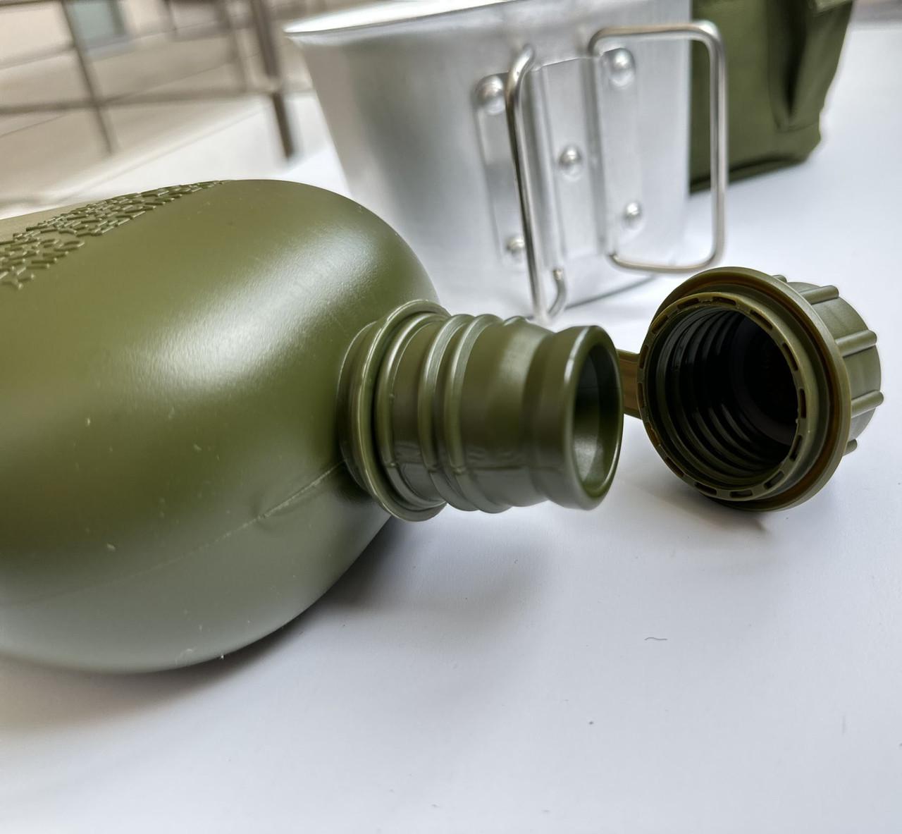 Фляга армійська та чохлом Оливковий 1 л (28523648) - фото 5 Фляга армійська та чохлом Оливковий 1 л (28523648) - фото 5