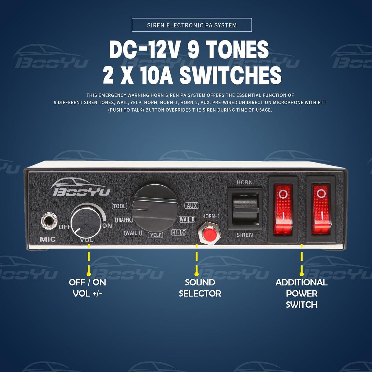 Спецсигнал Federal Signal CJB-200W 12V 300W (2491167824) - фото 10 Спецсигнал Federal Signal CJB-200W 12V 300W (2491167824) - фото 10