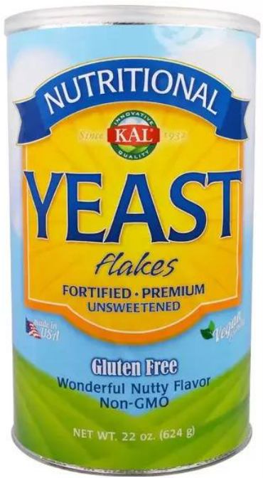 Пивні дріжджі KAL Nutritional Yeast Flakes 624 г 30 порцій Unsweetened (CAL-38010)