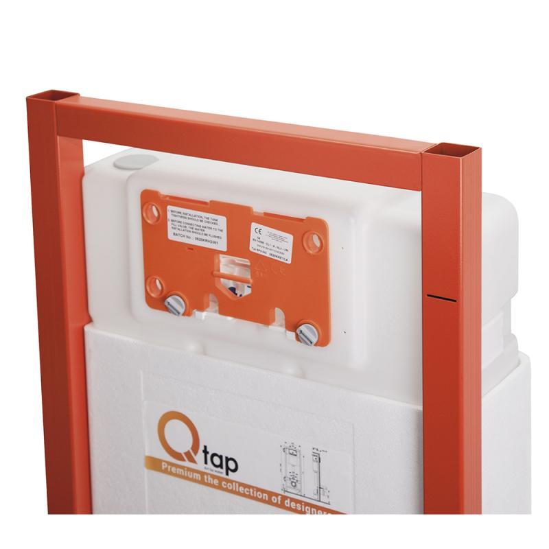 Набір інсталяція Qtap Nest ST 4в1 з круглою панеллю змиву (QT0133M425M11111SAT)