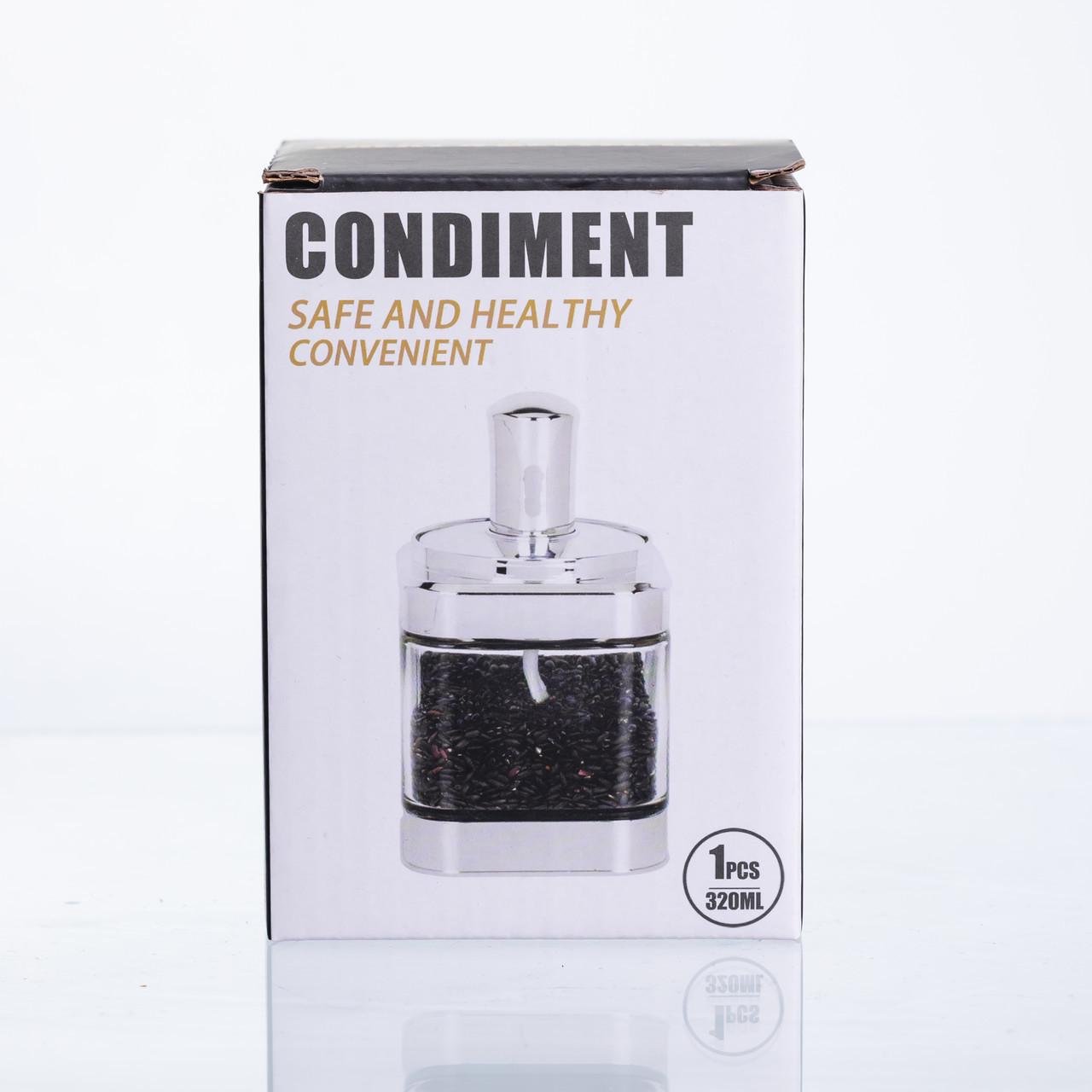 Ємність для спецій скляна YIWU (HP-1334) - фото 4