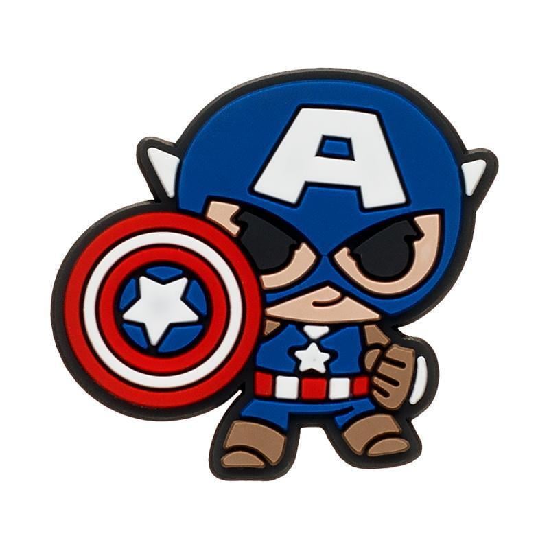 Джибитс для кроксов MD019 Капитан Америка-9 1 шт. (2196341003)