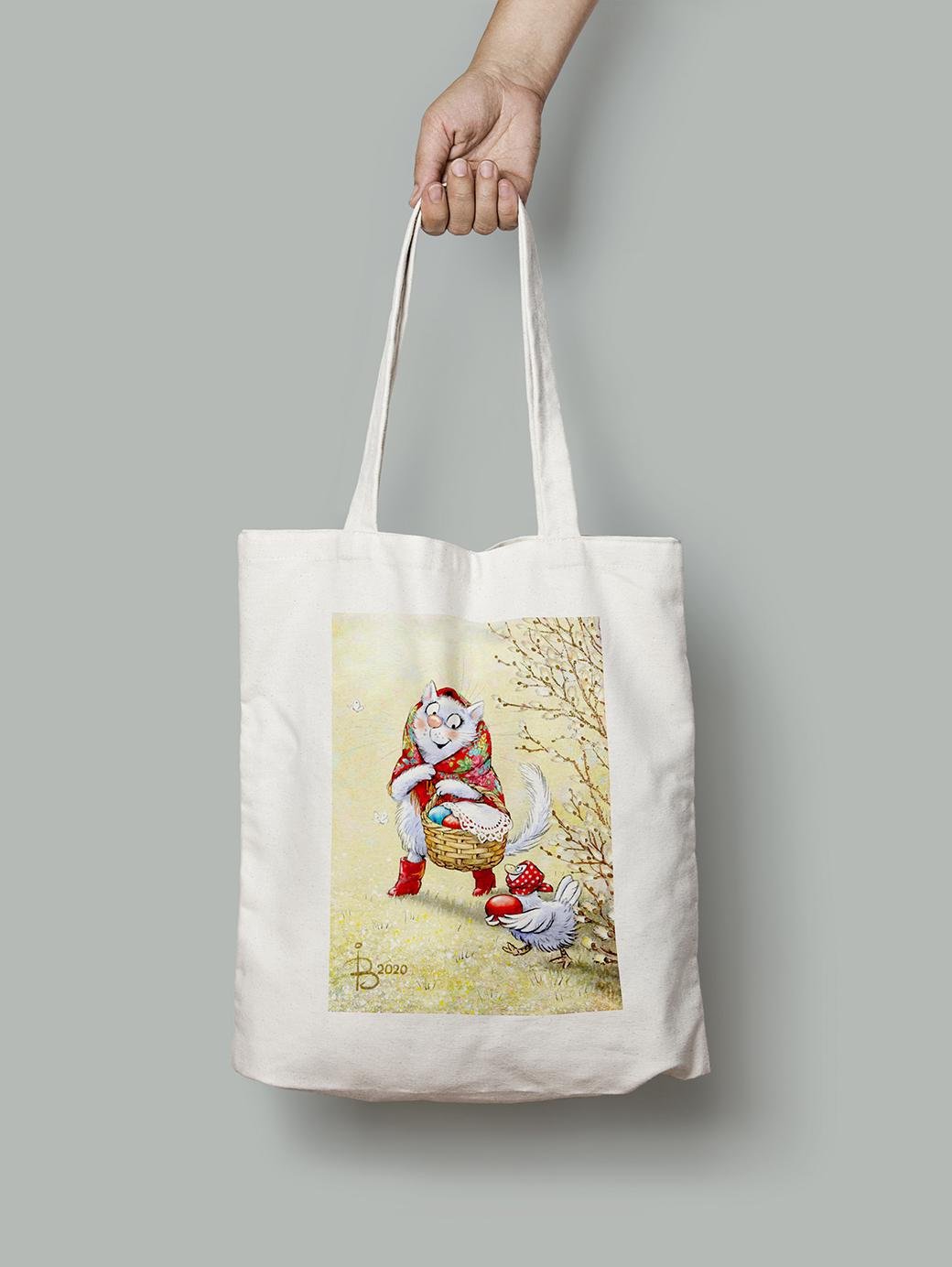 Эко-сумка С Праздником! шопер (rinaz_20201633032_Bag)