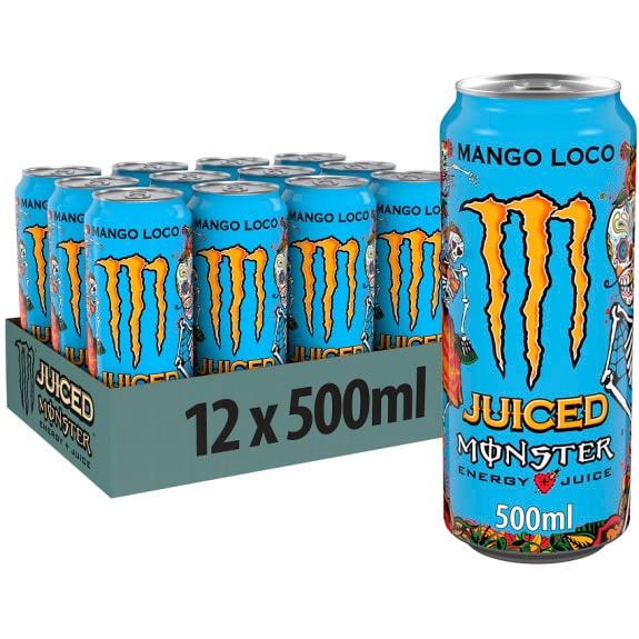 Энергетический напиток Monster Energy Mango Loco Juiced 12x500 мл (1727440290)