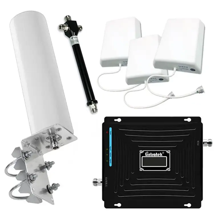 Комплект підсилювач зв'язку та інтернету Lintratek KW19L GDW всеспрямована антена та внутрішні антени 3 шт. (30873654)