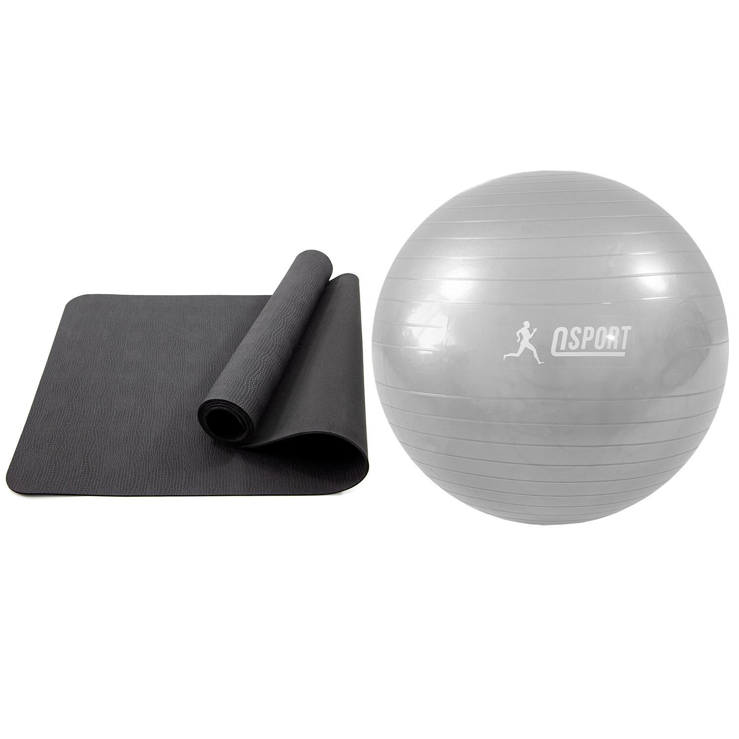 Набор OSPORT Set 115 коврик для фитнеса EVA/фитбол 65 см (n-0148-01-03)