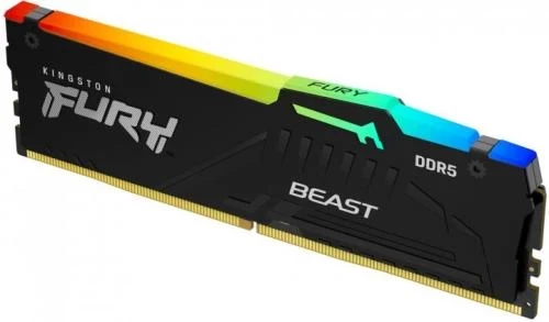 Пам'ять 8 Gb DDR5/5200 MHz/Kingston Fury Beast RGB/Black (KF552C40BBA-8) - фото 4 Пам'ять 8 Gb DDR5/5200 MHz/Kingston Fury Beast RGB/Black (KF552C40BBA-8) - фото 4