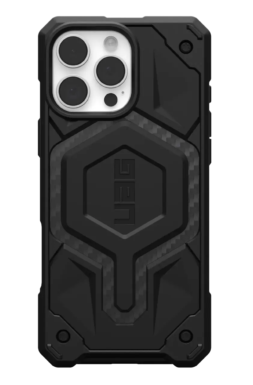 Чехол-накладка UAG Case for iPhone 16 Pro Monarch Pro Magsafe, Carbon Fiber (114456114242)