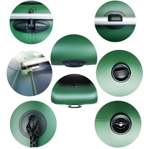 Надувная лодка Ладья ЛТ-220ДЕ ПВХ 2-х местная/гребная/без днища - фото 5