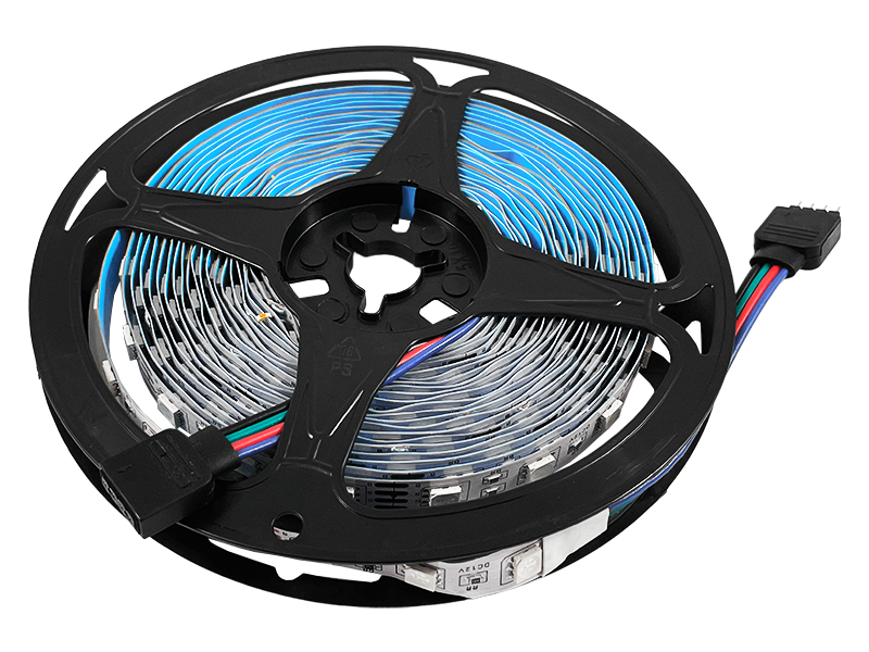 Светодиодная лента Lemanso LMA9301 SMD5050 60 LED 12 В 10 Вт/м 6LM/LED IP20 RGB 1 м (8190)