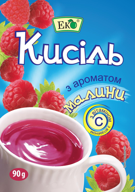 Кисіль з ароматом Малини Еко 90 г (27922)
