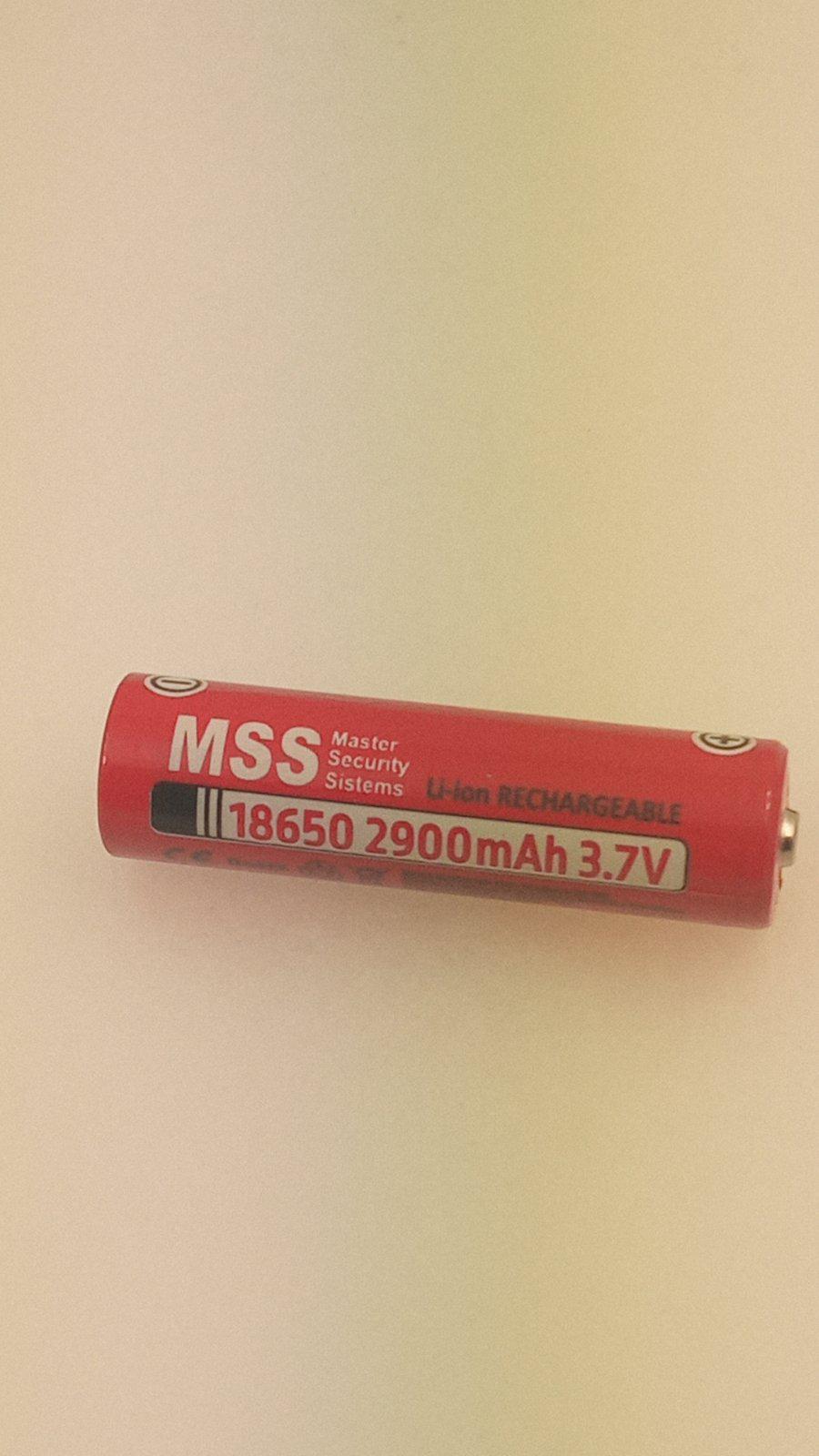 Аккумулятор Mastak 18650 ICR18650 25A 290000mah 3.7V Li-ion MSS+