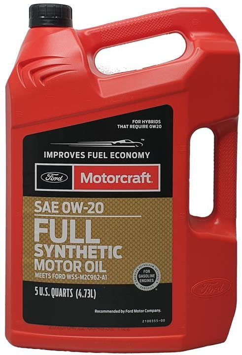 Моторное масло Ford Motorcraft Full Synthetic Motor Oil 0W-20 4,73 л (XO0W20-5QFS)