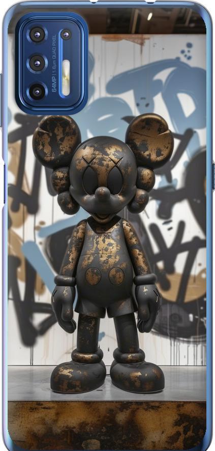 Чехол на Motorola G9 Plus Bronze kaws v2 (6098u-2104-42517)