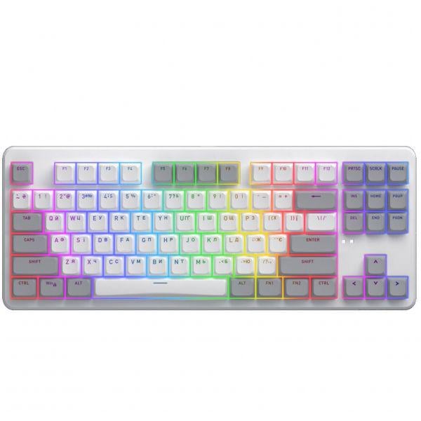 Клавіатура Hator Rockfall 3 Mecha TKL Wireless Orange White (HTK851UA) - фото 3 Клавіатура Hator Rockfall 3 Mecha TKL Wireless Orange White (HTK851UA) - фото 3