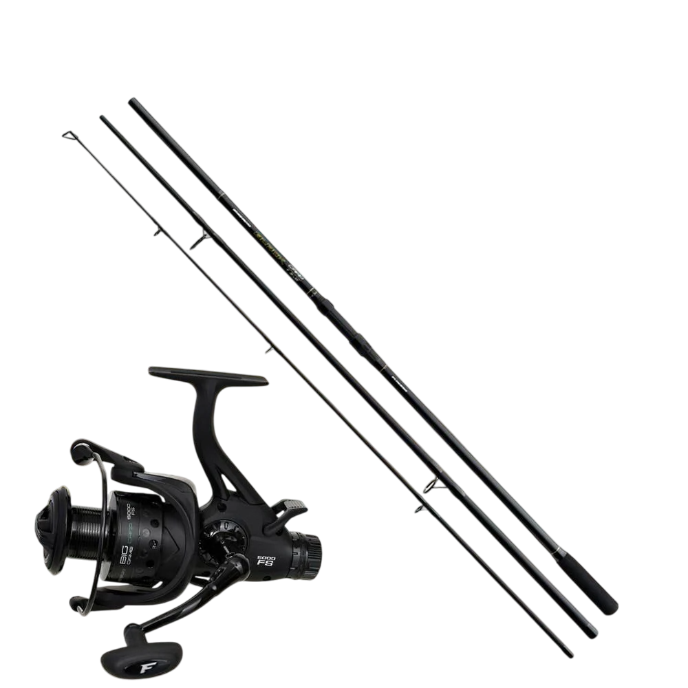 Набор удилище карповое Flagman Magnum Black Carp NGM 3,3 м 3lb FLMBC330 и катушка Flagman Sensor Big Game Carp 5000 FS
