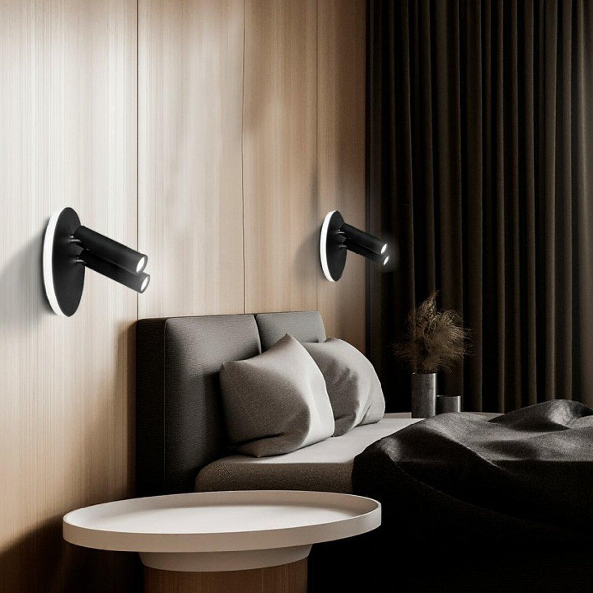 Светильник спот LED Sirius с поворотными плафонами 16W Черный (RT551-2 BK) - фото 3 Светильник спот LED Sirius с поворотными плафонами 16W Черный (RT551-2 BK) - фото 3