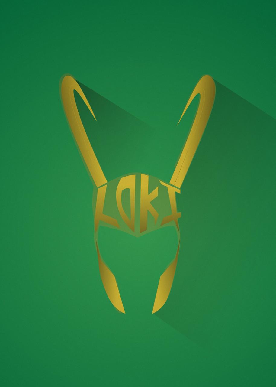 Картина постер Gee! Loki Локи логотип 40х60 см LK.09.065