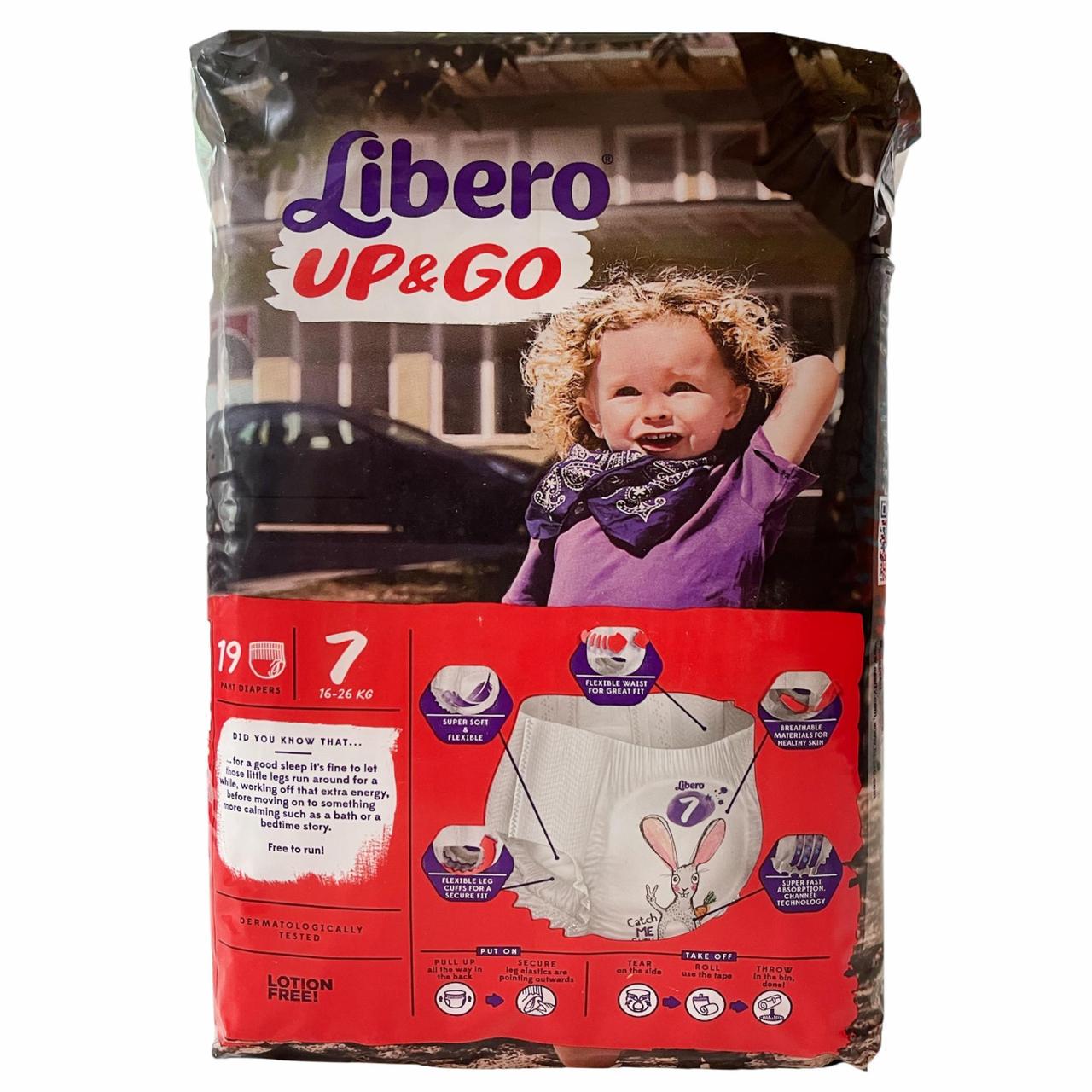 Подгузники детские Libero Up&Go 7 57 шт. 16-26 кг - фото 2