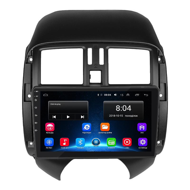 Автомагнитола штатная Lesko для Nissan Almera III G15 2012-2018 9" 2/32Gb Wi-Fi GPS Base MOB