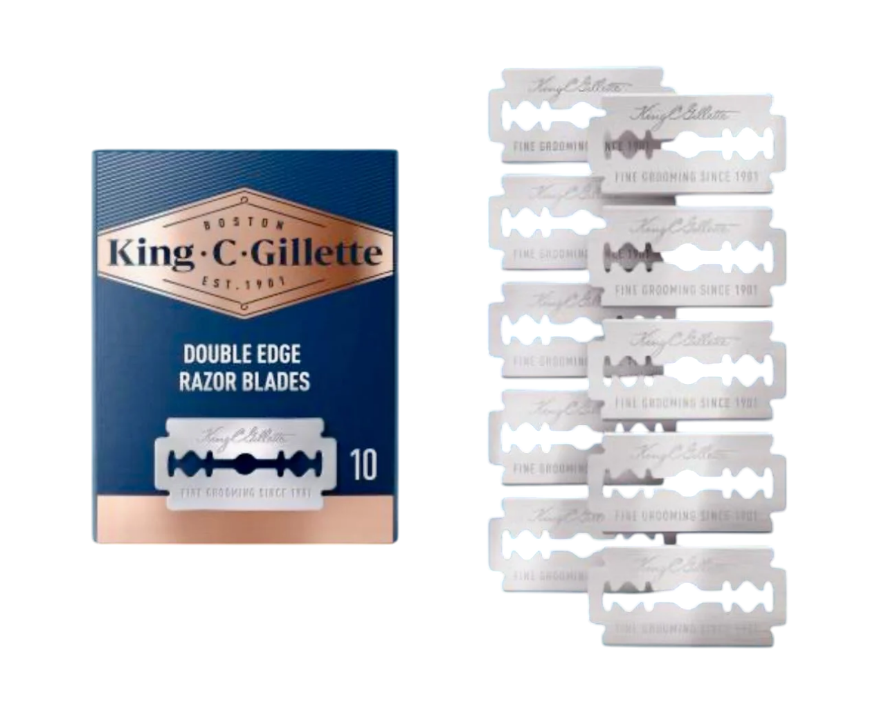 Лезвия для бритья Gillette King C 10 шт. (29473430)