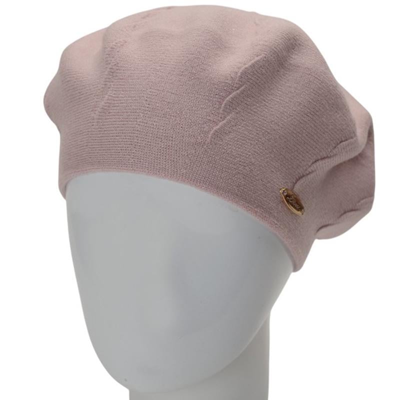 Берет женский Novita ВИКИ двойной с узором one size Нежно-Розовый (285944) - фото 1 Берет женский Novita ВИКИ двойной с узором one size Нежно-Розовый (285944) - фото 1