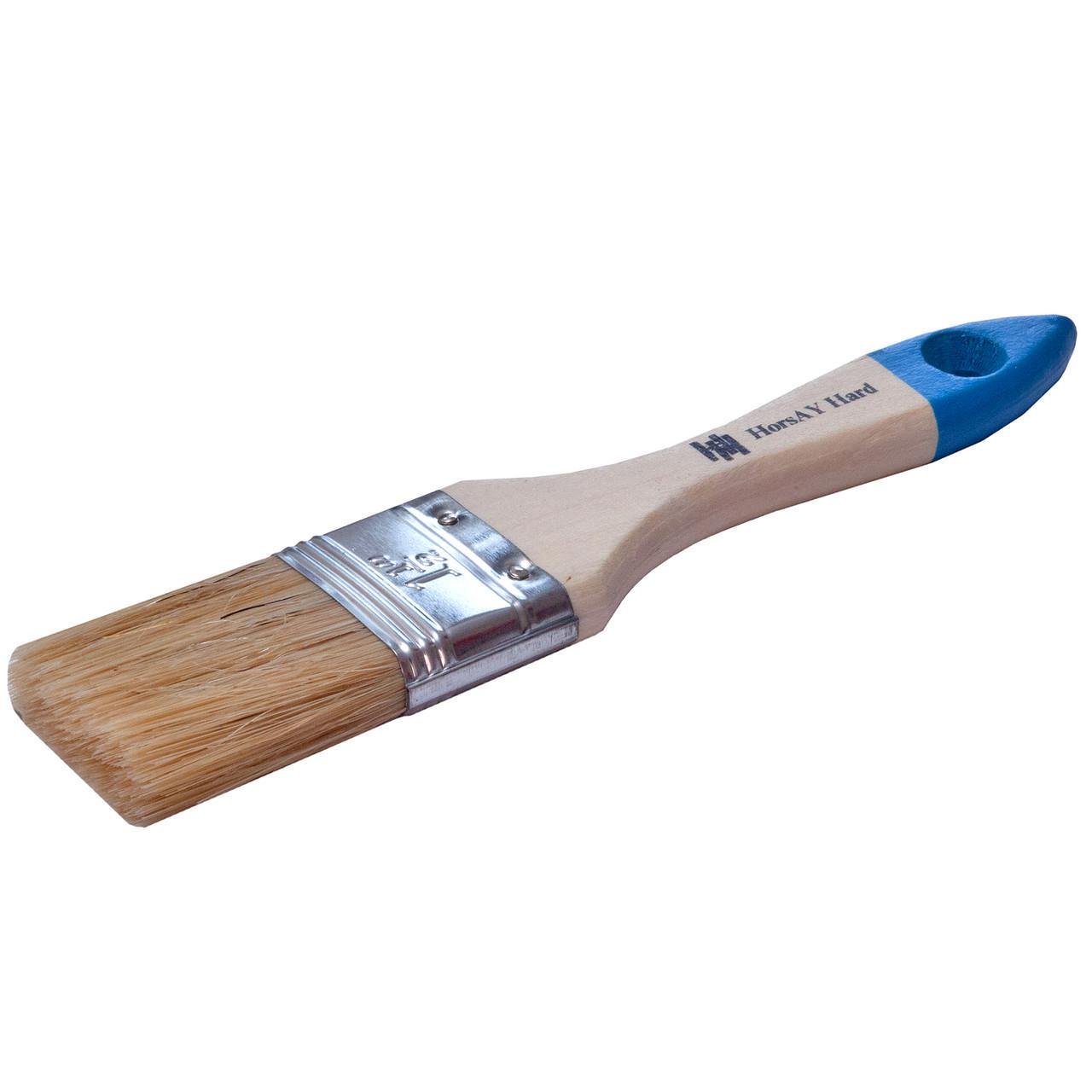 Пензель для фарб флейцевий HORSAY Hard змішаний ворс 1,5″ (1901-062) - фото 1