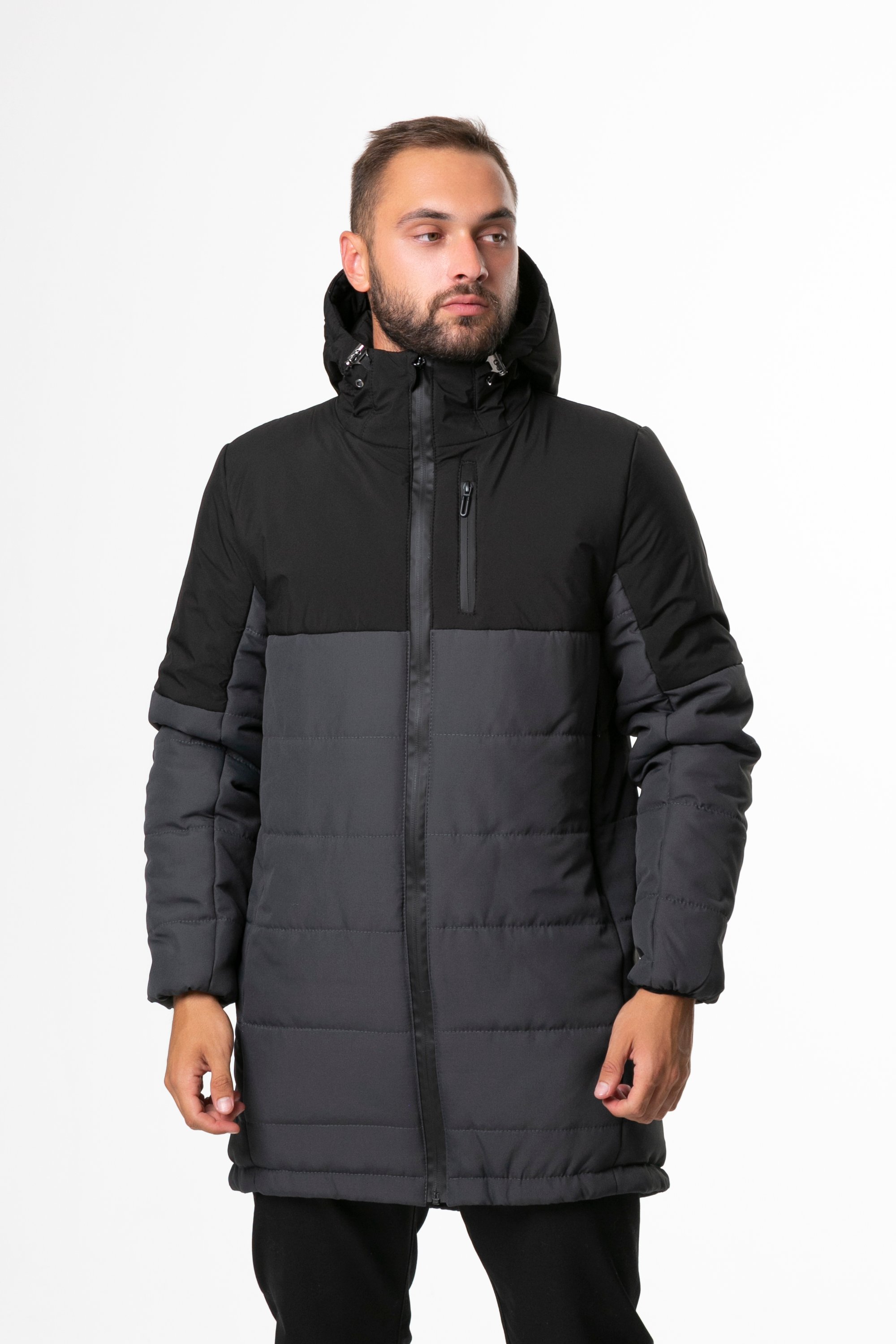 Куртка демісезонна Intruder Fusion ХL Чорно-сірий (1589541517/9)