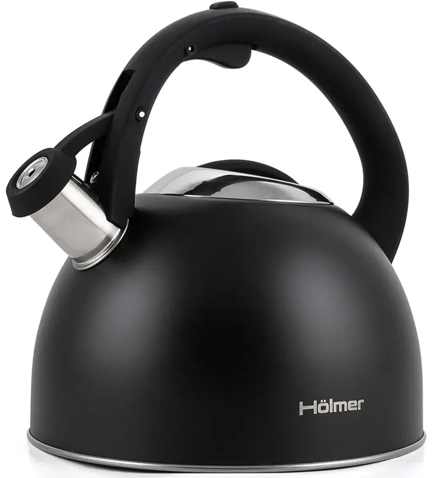 Чайник со свистком Holmer Memory 3 л Черный (WK-1430-BCSB)