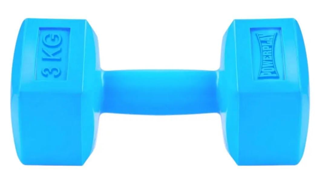 Гантель композитный PowerPlay Achilles 4124 3 кг 1 шт. Синий (PP_4124_3kg)