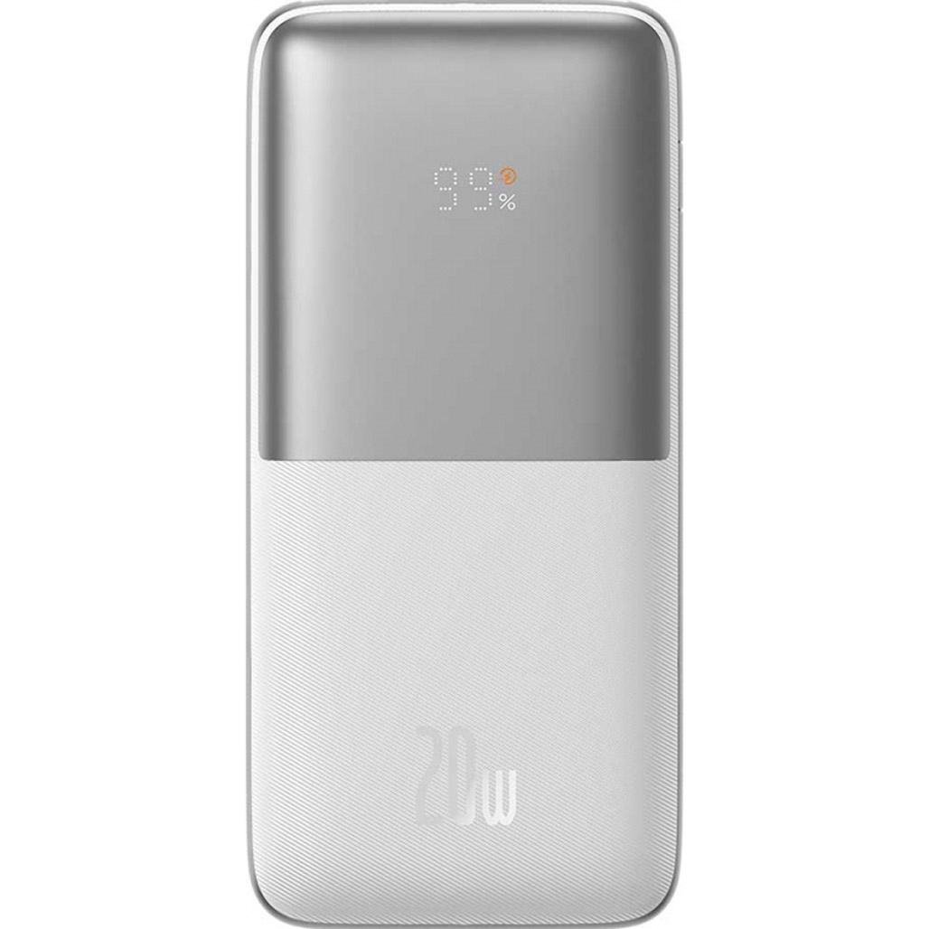 Внешний аккумулятор Baseus Bipow Pro Digital Display 10000mAh PD 20W White (PPBD040102)