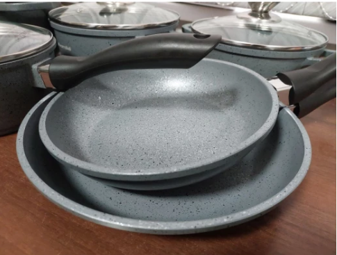 Набір каструль зі сковорідками Kamille з кришкою 1,3л/ 1,5л /2,3/4,5 2 шт. (4437) - фото 10 Набір каструль зі сковорідками Kamille з кришкою 1,3л/ 1,5л /2,3/4,5 2 шт. (4437) - фото 10