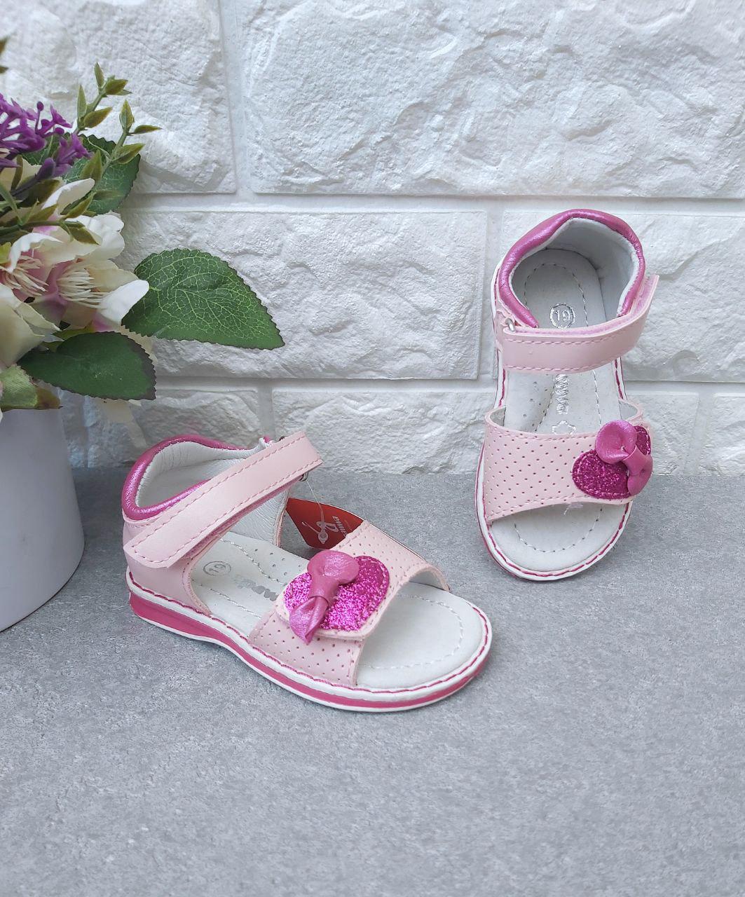 Босоножки для девочки Apawwa 945 р. 22 14,3 см Розовый (945)
