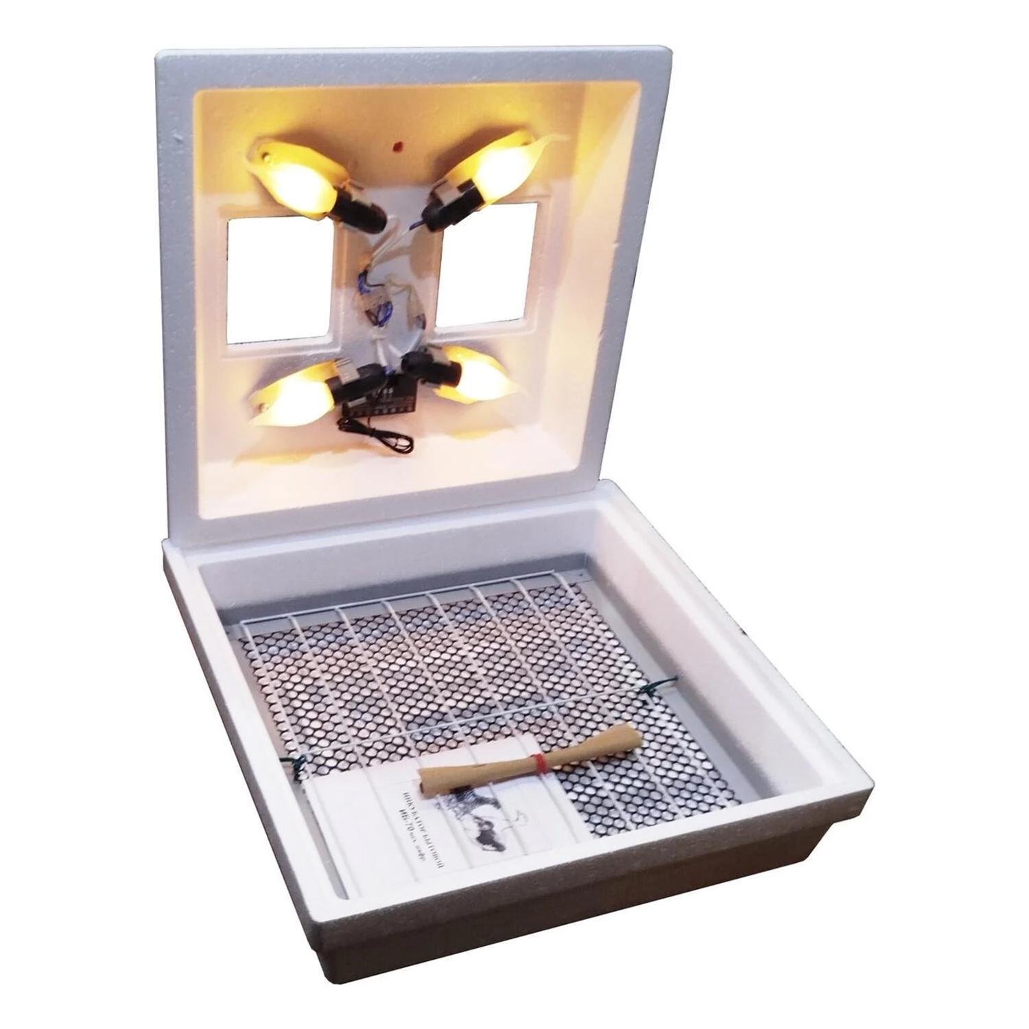 Инкубатор механический ламповый Наседка ИБМ-70 литой корпус с цифровым терморегулятором на 70 яиц (87026)