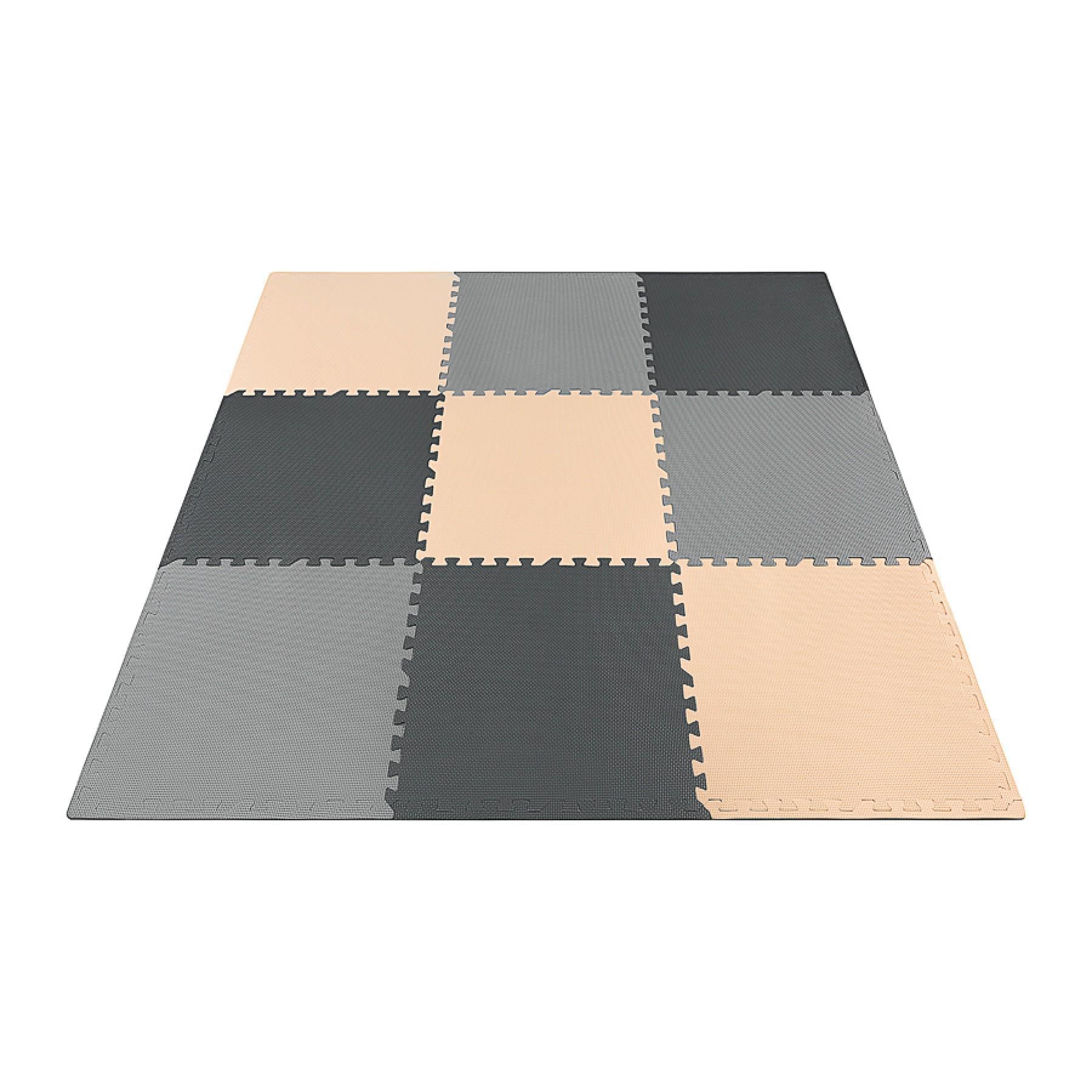 Мат-пазл 4FIZJO Mat Puzzle EVA 180x180x1 см Black/Grey/Biege (20377) Мат-пазл 4FIZJO Mat Puzzle EVA 180x180x1 см Black/Grey/Biege (20377)