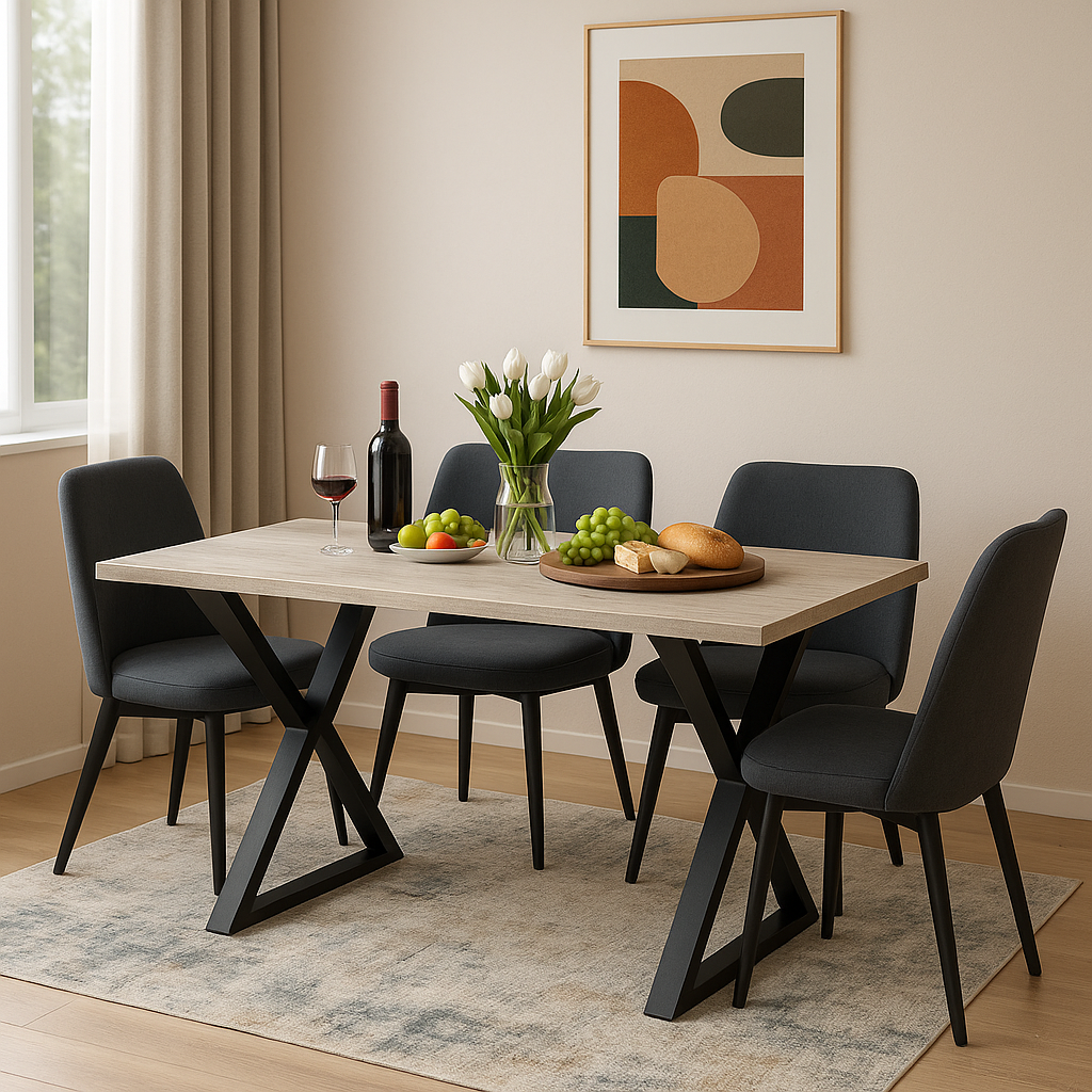 Обеденный стол в стиле лофт EcoLoft IN-2745 (27584437)