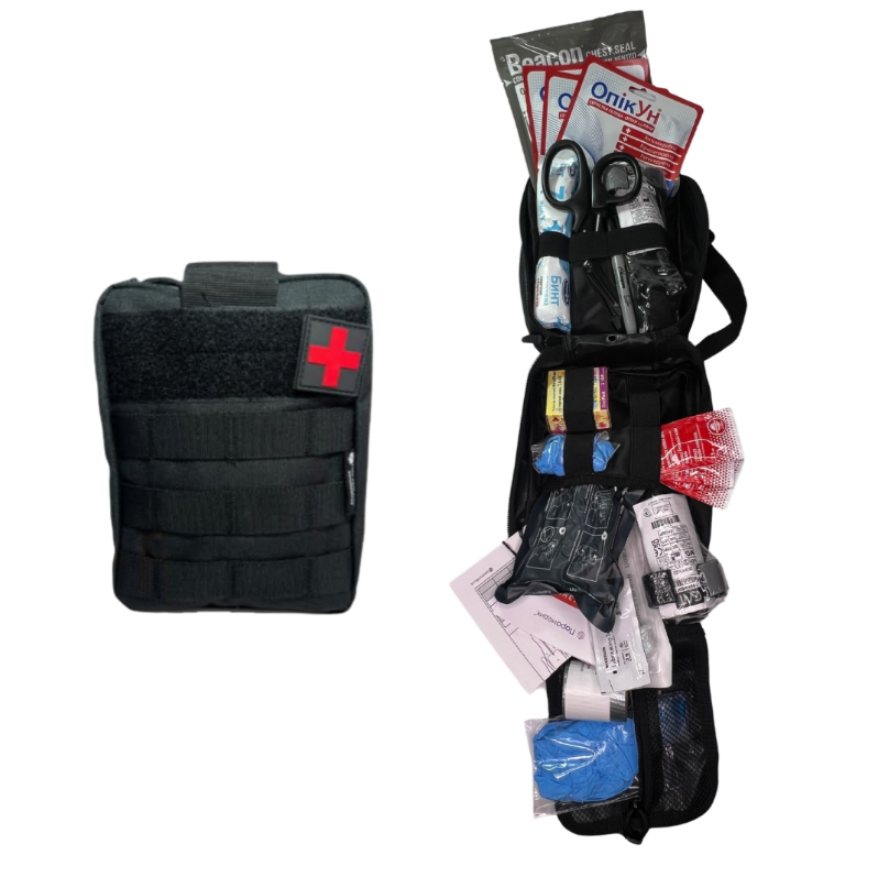 Тактична аптечка оператора дрона з турнікетами CAT 7 Тактична аптечка оператора дрона з турнікетами CAT 7