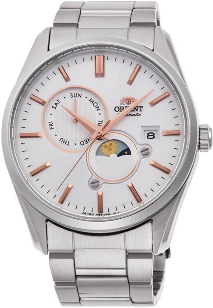 Наручные часы мужские Orient RA-AK0306S10B со стальным корпусом/сапфировым стеклом WR 50 м Белый (3124584509)