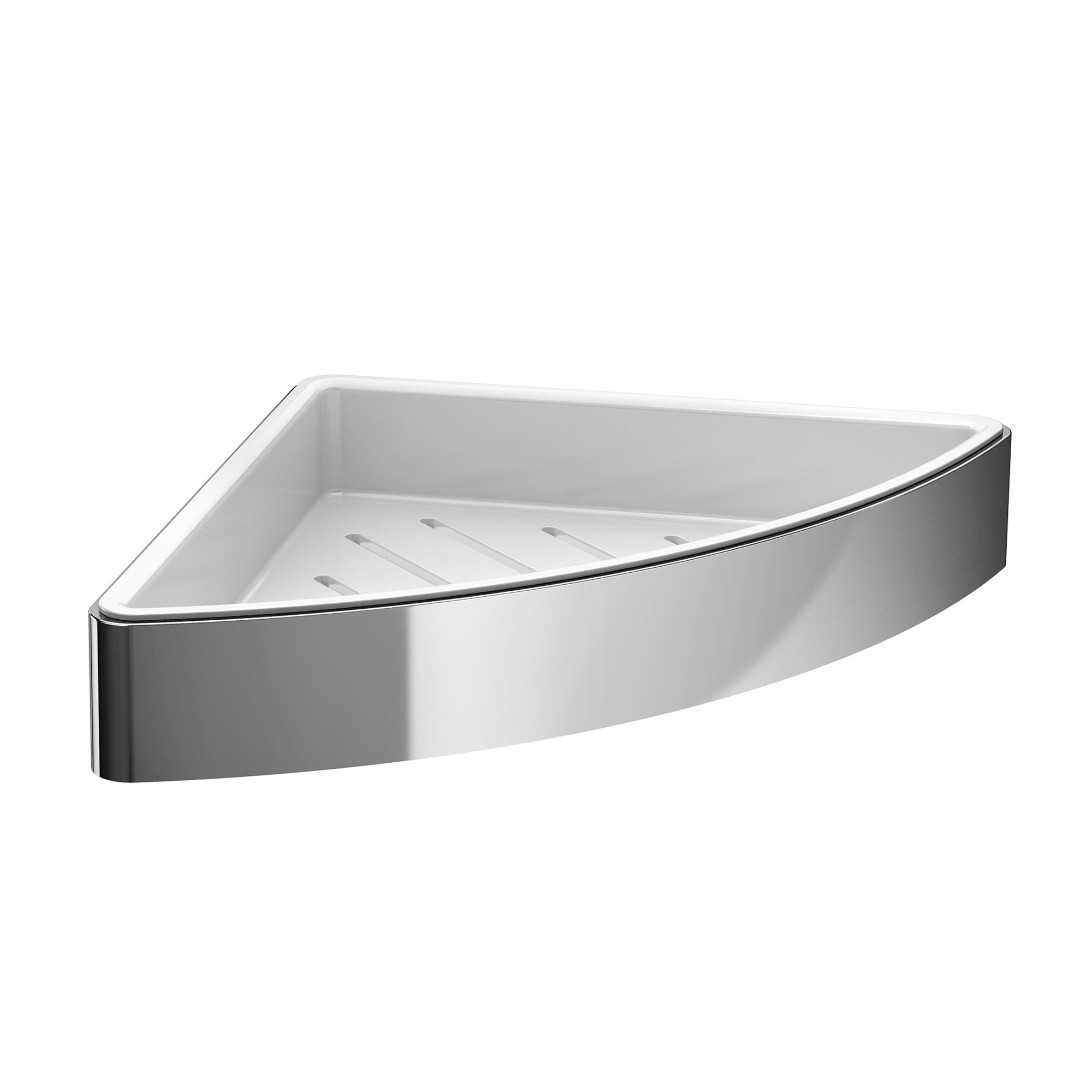 Полка настенная для ванной EMCO Loft 0545 001 03 металлическая угловая Хром (114190)