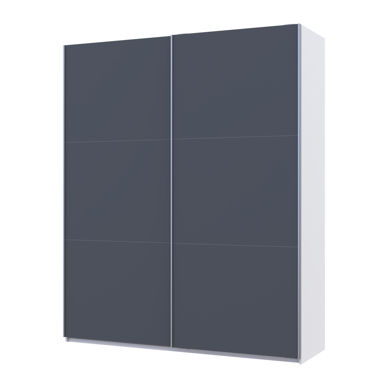 Шкаф-купе Doros G-Caiser 2 3 части ДСП 200х60х240 см Белый/Графит (42005229)