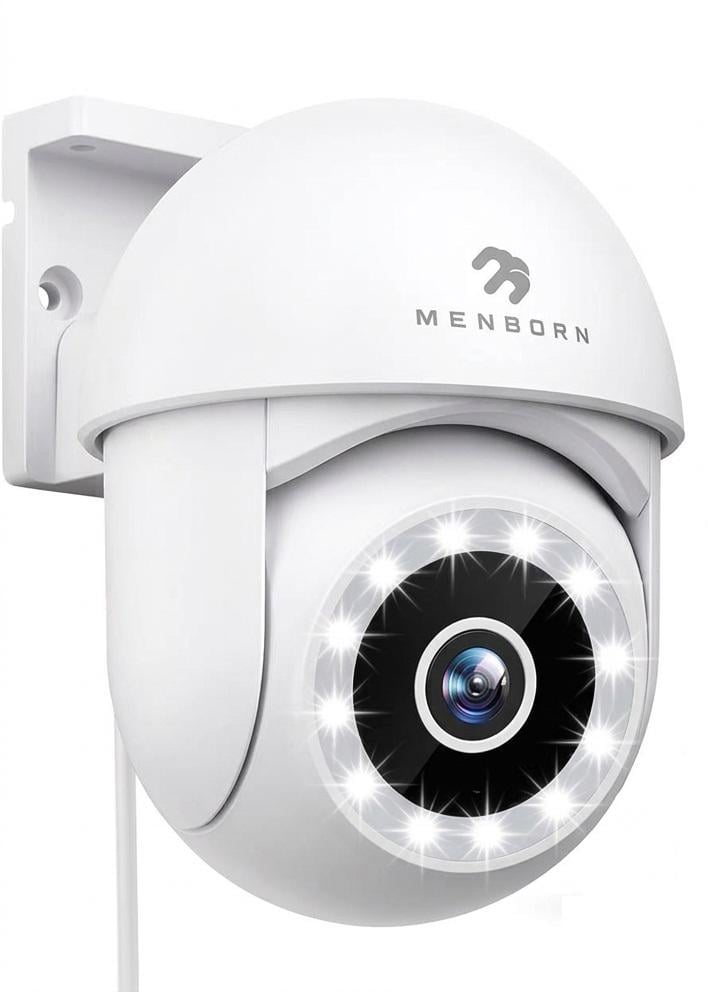 Камера видеонаблюдения Menborn G12 наружная Wi-Fi 2,5K поворотная 360° ночное видение